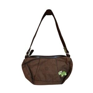 Vintage Y2K Mini Brown Purse W/ Turtle